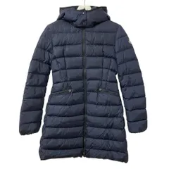 美品 MONCLER モンクレール CHARPAL ナイロン ダウンコート キッズサイズ サイズ12/152cm ネイビー キッズ 古着 中古 USED