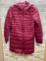 A【A29-43】◇UNIQLO     サイズM     ダウンジャケット　ピンク