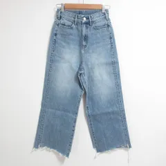 良品 L'Appartement DeuxiemeClasse アパルトモン ドゥーズィエムクラス HELLO MY DENIM クロップドワイドデニムパンツ 25 インディゴ レディース 古着 中古 USEDのサムネイル
