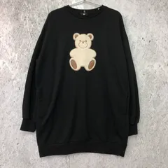 ROJITA ロジータ クマ 刺繍 スウェット ブラック Fサイズ 〇◇のサムネイル
