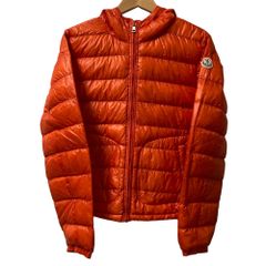 MONCLER LONGUE SAISON ダウンジャケット オレンジ - メルカリ