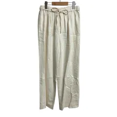 美品 UNITED ARROWS ユナイテッドアローズ ワイド イージー パンツ スラックス サイズ38 ホワイト レディース 古着 中古 USED