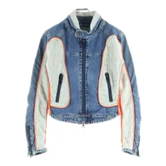 DIESEL (ディーゼル) DE-LIGHT-S キルティング切り替え デニムレーシングジャケット A09140