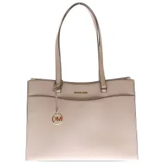 MICHAEL KORS (マイケルコース) JET SET TRAVEL ジェットセットトラベル サフィアーノレザー ポケット トートバッグ ピンク