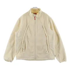 SUPREME (シュプリーム) 22AW Polartec Zip Up Jacket ポーラテックジップアップジャケット フリース 切替アイボリー