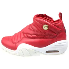 NIKE (ナイキ) AirShake Ndestrukt Red Leather エアシェイク インデストラクト レザー ハイカットスニーカー レッド US9/27cm 880869-600