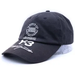 Y-3 (ワイスリー) 18SS Street Cap フロントロゴ 6パネル キャップ 帽子 ブラック