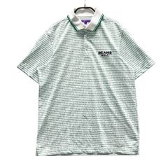 ビームスゴルフ PURPLE LABEL リブライン 鹿の子 モックネック L