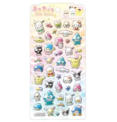 クラックス　うるちゅるポップシール　サンリオキャラクターズ　ハンギョドン　タキシードサム　バッドばつ丸　ペックル　CR125920　兵庫倉庫