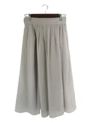 ブルーレーベルクレストブリッジ BLUE LABEL CRESTBRIDGE スカート ウエスト ゴム ロング 無地  サイズ38 ベージュ 国内正規 QQQ