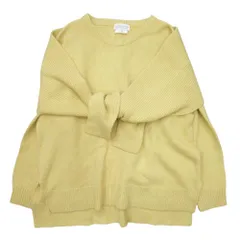 美品 CIAOPANIC TYPY チャオパニック オーバーサイズ ニット セーター アンサンブル 羽織 ONE SIZE ライトグリーン レディース 古着 中古 USED