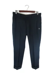 ラフアンドスウェル rough＆swell パンツ ゴルフ ロング ストレート 刺繡 ワンポイント ネイビー サイズM QQQ