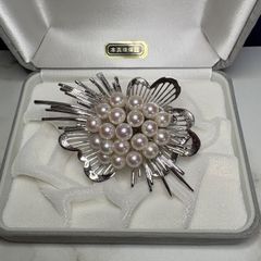 TASAKI シルバー リボン ブローチ 新品、未使用 証明書付き - メルカリ