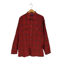 ヴァンヒューゼン VAN HEUSEN ネルシャツ メンズ import：XL 