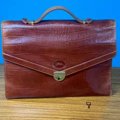 WB10 Longchamp ロンシャン ビジネスバッグ ブラウン レディース メンズ 鞄のサムネイル