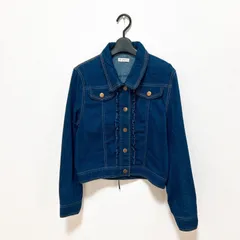 axes femme アクシーズファム デニムジャケット Gジャン バックレースアップ フリル レース レディース Mサイズ  ロリータ 量産型 フェアリーグランジのサムネイル