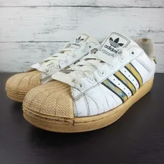◎ADIDAS SUPERSTAR アディダス スーパースター ホワイト ブラウン 白 27cm メンズ スニーカー 465148 L03982