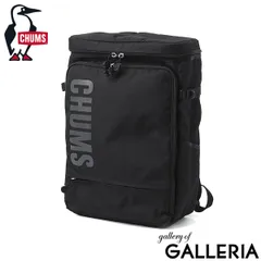 【日本正規品】 チャムス リュック メンズ レディース 大容量 CHUMS シンプル スクエア デイパック A4 B4 28L 15inch RECYCLE BAG リサイクルトップオープンスクエアデイパック CH60-3919 Black×Black