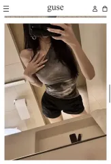 ゴールデングース GU マーベル ONE OFF ノースリーブ グレー