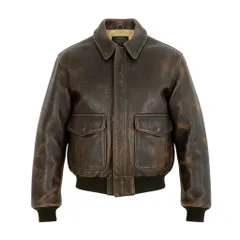 8b20 AVIREX アヴィレックス TYPE A-2 レザージャケット フライトジャケット U.S.ARMY AIR FORCES M ブラウン レザー メンズu02t