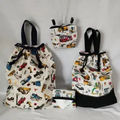 入園・入学4点セット　働く車柄