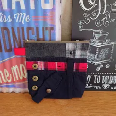 103☆USEDデニムリメイク☆マルチポーチ☆化粧ポーチ☆文具入れ☆ジーンズリメイク☆