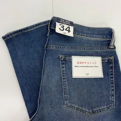 ★【未使用】GAP    ギャップ　SOFTWEAR　ソフトウエア　スリムテーパー　ジーパン　W34 L32のサムネイル