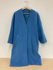 ￥１　Mila Owen　ミラオーウェン　ロングコート くすみブルー ブルー 青 ワンサイズ 09FKB216001【ファッション】【2】