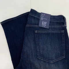 【新生活】【セール】【未使用】GAP    ギャップ　Gapflex    ギャップフレックス　ミッドライズ　スリム　ジーパン　濃紺　W34 L32