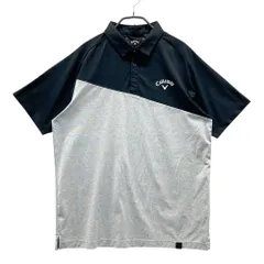 サイズ：L CALLAWAY キャロウェイ C22134102 半袖ポロシャツ  グレー系 [240101581875] ゴルフウェア メンズ ストスト