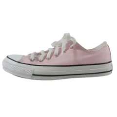 美品 CONVERSE ALL STAR PASTEL コンバース オールスター 5SC276 ローカットスニーカ ロゴ プリント 靴 シューズ 24.0 ピンク  レディース 古着 中古 USED