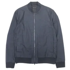 美品 16ss theory セオリー ジップアップ ジャケット ブルゾン アウター ポリエステル S チャコール ダークグレー メンズ 古着 中古 USED