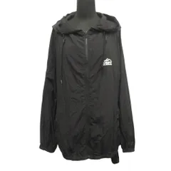 美品 CAMP7 キャンプセブン パッカブル撥水パーカー ジャケット ブルゾン マウンテン L 黒 ブラック レディース 古着 中古 USED