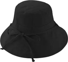 バケットハット レディース 帽子 漁夫帽 春夏秋 UVカット 吸汗通気 つば広 日焼け防止 大きめ 深め 小顔効果 サイズ調整 あご紐付き 折りたたみ 携帯便利 自転車 登山 通勤 旅行 外出 ハイキング アウトドア カジュアル 58cm