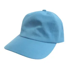 未使用 KIJIMA TAKAYUKI キジマタカユキ POLY LINEN CHAMBRAY 6PANEL CAP シャンブレー 6パネル キャップ 帽子 青 ブルー メンズ 古着 中古 USED