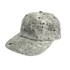 未使用 25ss KIJIMA TAKAYUKI キジマタカユキ WASHI PRINT 6PANEL CAP 和紙プリント 6パネル キャップ 帽子 ホワイト ブラック メンズ 古着 中古 USED