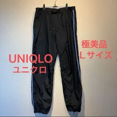 UNIQLO ユニクロ パンツ 裏起毛 メンズ ブラック Ｌ 冬用 ウエスト84-92cm スポーツ スポーツウェア