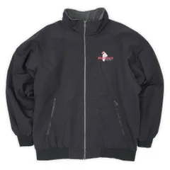 ランズエンド LANDS' END 00s 2000年代 フリースライナー ナイロンジャケット ロゴ刺繍 ウォームアップ シェルドシンチラ USA ヴィンテージ アメリカ 古着 メンズ コート ジャケット ブラック 黒 XL【中古】