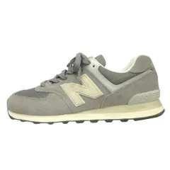 未使用 NEW BALANCE ニューバランス U574UL2 スニーカー シューズ 靴 ローカット スエード メッシュ 27.5cm グレー メンズ 古着 中古 USED