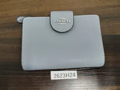 【2623H24】 汚れあり COACH コーチ コンパクトウォレット 二つ折り財布 中古
