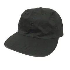 未使用 KIJIMATAKAYUKI キジマタカユキ クラッシュ加工 キャップ 帽子 ダメージ加工 6パネル 黒 ブラック メンズ 古着 中古 USED