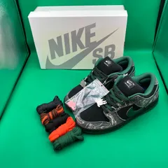 #6620 NIKE SB ダンクロー プロ ゼアコラボ /ブラック/グレー/グリーン28.5cm 管理ID:TKT