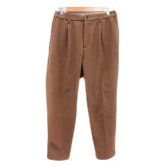 チャオパニック ティピー CIAOPANIC TYPY テーパードパンツ スラックス S 茶 ブラウン /MN