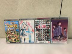 [중고]PSP 소프트 4개 세트 (몬한 일기 따끈따끈 아이루 마을·하츠네 미쿠 project DIVA 2nd·AKB1/48 아이돌과 사랑에 빠지면· 붙는 것이 있어)