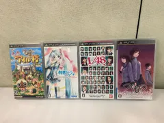 【中古】PSPソフト4本セット　（モンハン日記 ぽかぽかアイルー村・初音ミク project DIVA 2nd・AKB1/48 アイドルと恋したら・つくものがたり）