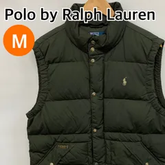 Polo by Ralph Lauren ポロバイラルフローレン アウター ノースリーブ ダウンベスト カーキ メンズ Mサイズ 【CT2584】