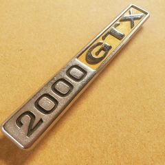 アンティーク】当時物 日産 旧車 エンブレム 1400 GXE ガレージ レア 