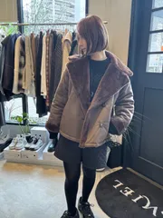 【ZAMPA】フェイクムートンコート