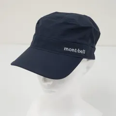 mont-bell モンベル ストレッチO.D.ワークキャップ USED美品 #1118191 ダークネイビー S/Mサイズ ユニセックス UV X9236