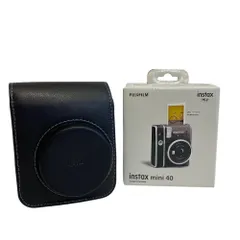 FUJIFILM 富士フィルム  FUJIFILM インスタント チェキ レンズ60mm 撮影距離0.3～∞ instax mini 40  フィルムカメラ ブラック ユニセックス